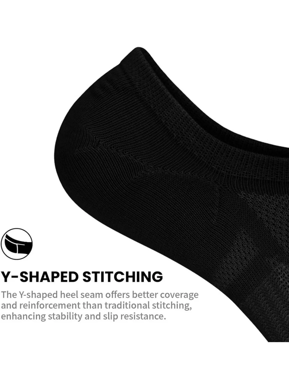 No-show, anti-slip socks, brand new- 3 Pack
